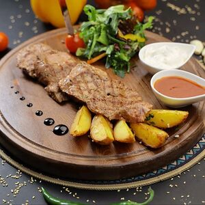 Стейк по-деревенски