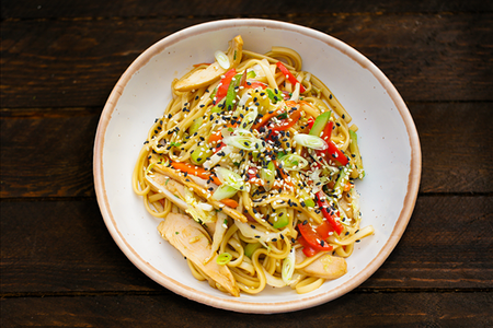 Wok курица Удон соус Терияки