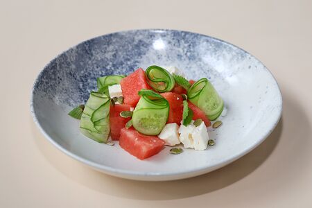 Арбуз, мята, брынза