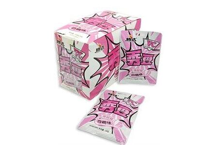 Кислые конфеты Teng Da VC (Hongtai Kee Food) со вкусом медового персика 