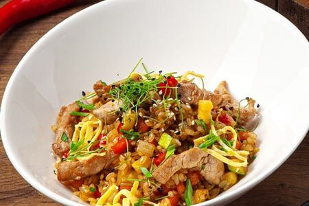 Рис с курицей