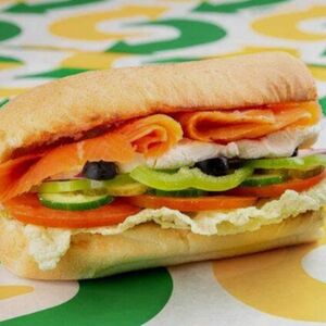 Сэндвич Лосось крем чиз