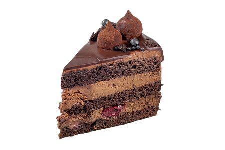 Торт Темный трюфель с вишней