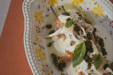 Бедро куриное с грибами