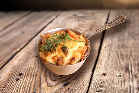 Жюльен с лисичками 