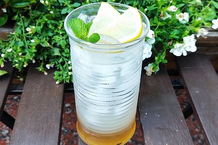 Лимонад Груша-ваниль собственного приготовления