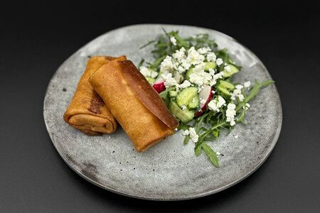 Блины с фаршем из телятины