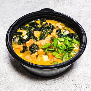 Мисо-суп с лососем