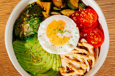 Поке с куриной грудкой