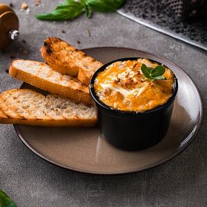 Смаженина с курицей и грибами
