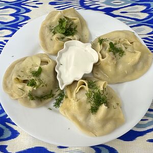 Манты с говядиной