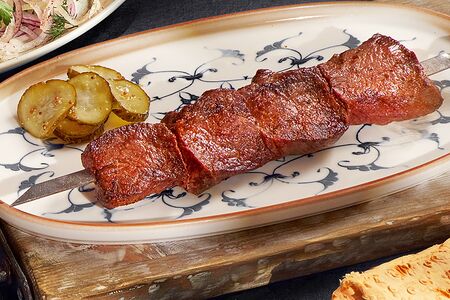 Шашлык из мраморной говядины по-кавказки