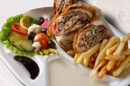 Шаурма из телятины по-арабски