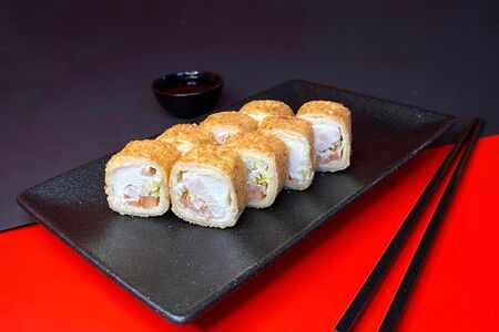 Темпурная тортилья с креветками