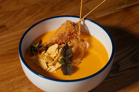 Крем-суп из сладкого батата