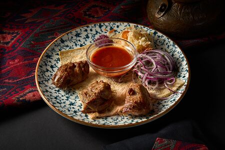 Шашлык из бараньей мякоти 