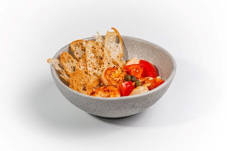 Салат Цезарь с креветкой