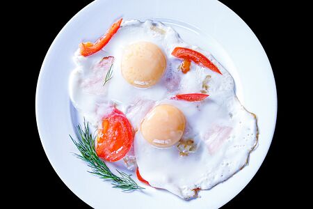 Яичница с беконом