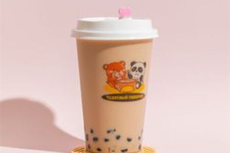 Молочный чай с травяным желе