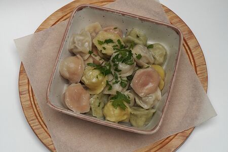 Пельмени из говядины и баранины