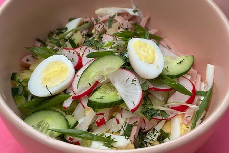 Окрошка с мортаделлой