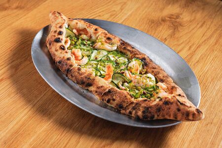 Пиде с креветками