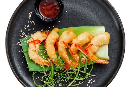 Креветки в темпуре