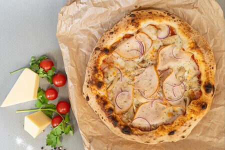 Пицца Индейка-вешенки