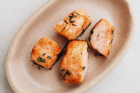 Запеченный лосось