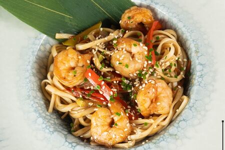 Удон с креветкой 