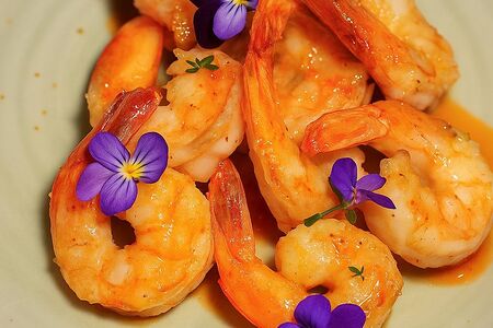 Чесночные креветки