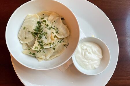 Вареники с картошкой и грибами