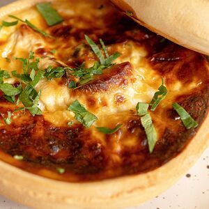 Киш со шпинатом и семгой