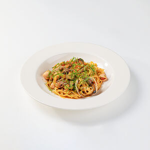 Тальятелле с морепродуктами