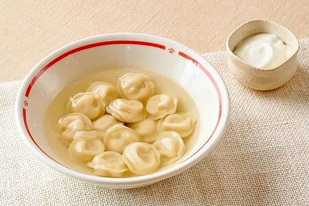 Пельмешки со сметаной