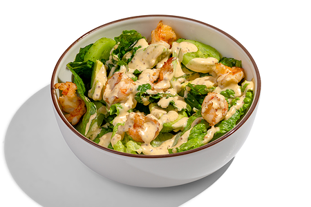 Салат с креветками