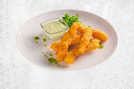 Хрустящая палочка минтая в панировке