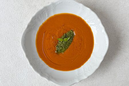 Холодный томатный суп