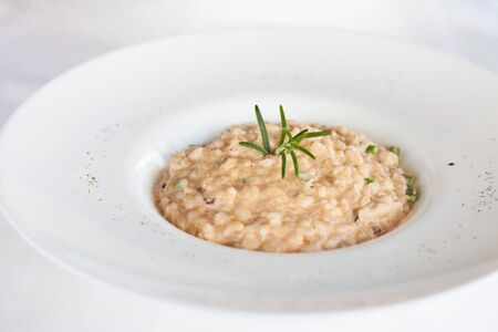 Ризотто с белыми грибами