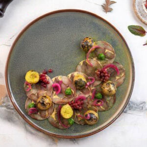 Карпаччо из олюторской сельди 