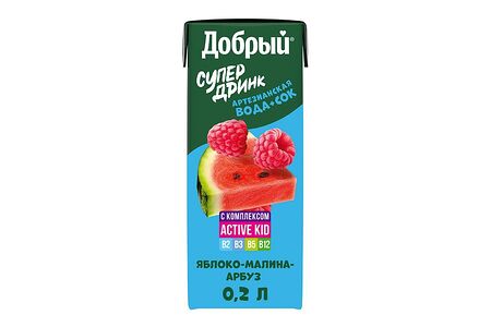 Сок Добрый Яблоко-малина-арбуз