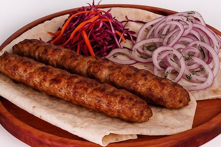 Шашлык ики-бир в лаваше