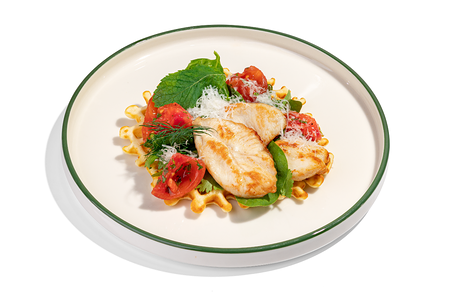 Вафля с курицей