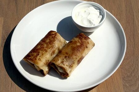 Блинчики с индейкой