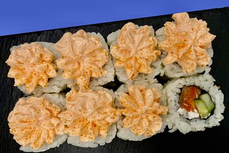 Ролл Лава с лососем