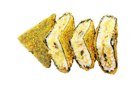 Треугольник с угрем и лососем