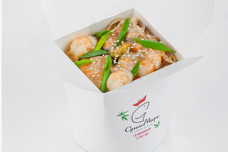 Вок №14 с креветками