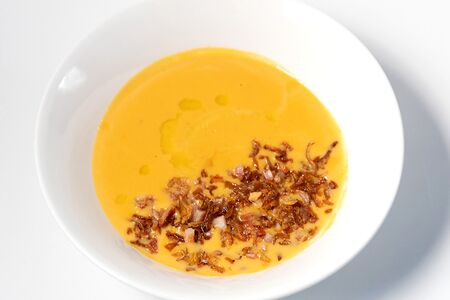 Сырный суп с беконом