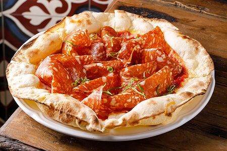 Pizza Romano Croccante Alla Diavola