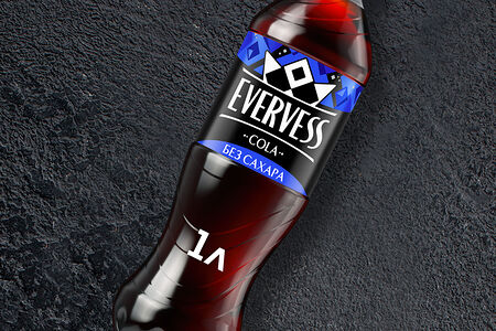 Эвервесс Кола без сахара 1 л